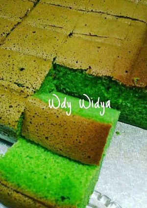 Foto resep Ogura Cake Pandan (#tantanganakhirtahun#masakditahunbaru)