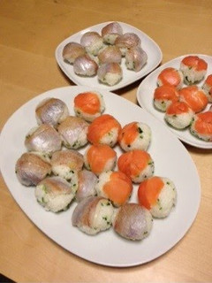 A picture of Easy and Quick Temari Sushi.