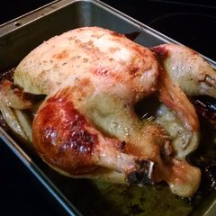 A picture of Beer-Brined Chicken.