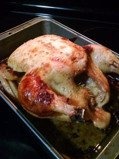 A picture of Beer-Brined Chicken.