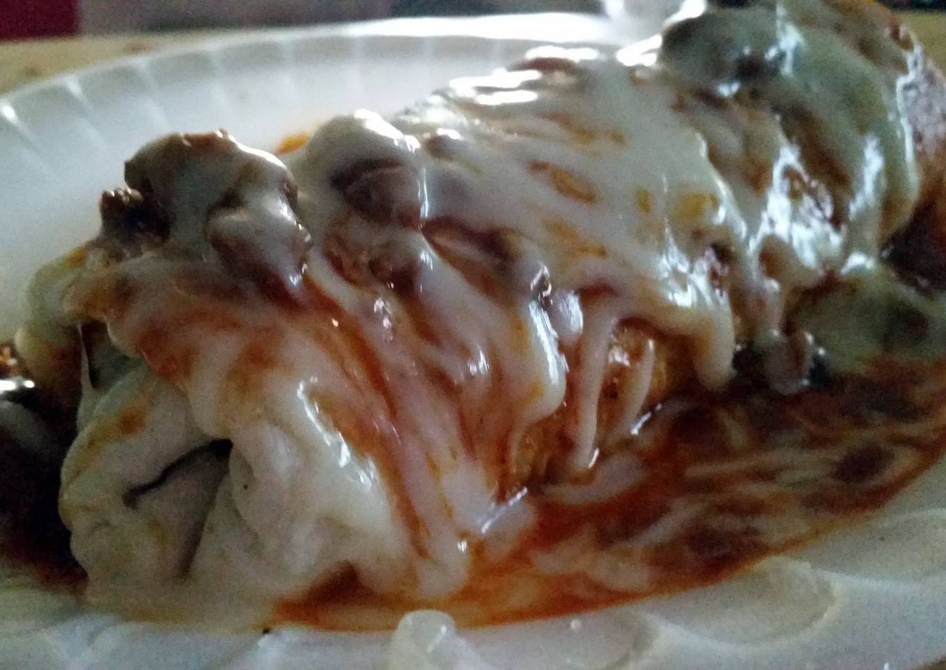Chile Colorado wet buritto