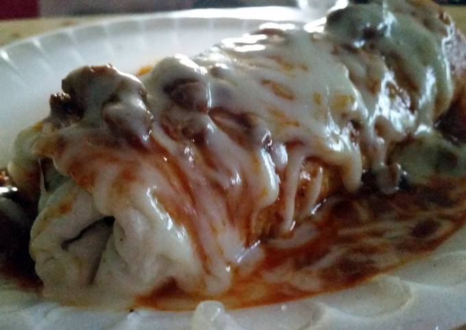 Recipe of Favorite Chile Colorado wet buritto