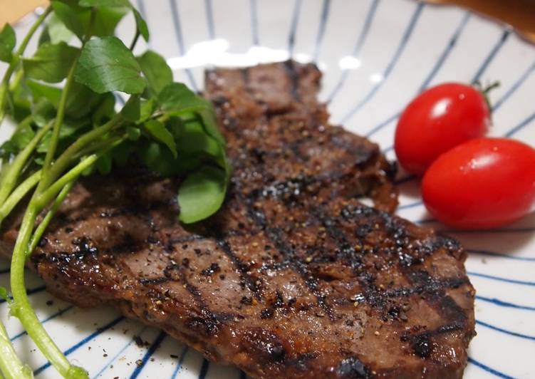 Easiest Way to Make Yummy Shio-Koji Beef Steak