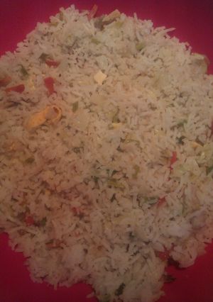 A picture of Easy n Simple Chinese Veggy Egg Fried Rice.