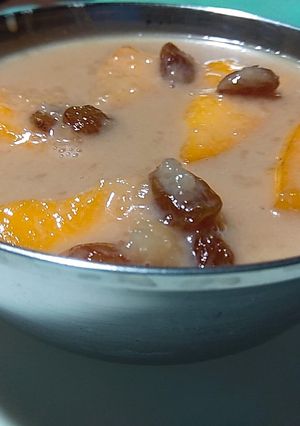 मैंगो चॉकलेट कस्टर्ड पायसम बिना कस्र्टर्ड पाउडर Mango chocolate custard payasam bina custard powder रेसिपी मुख्य फोटो