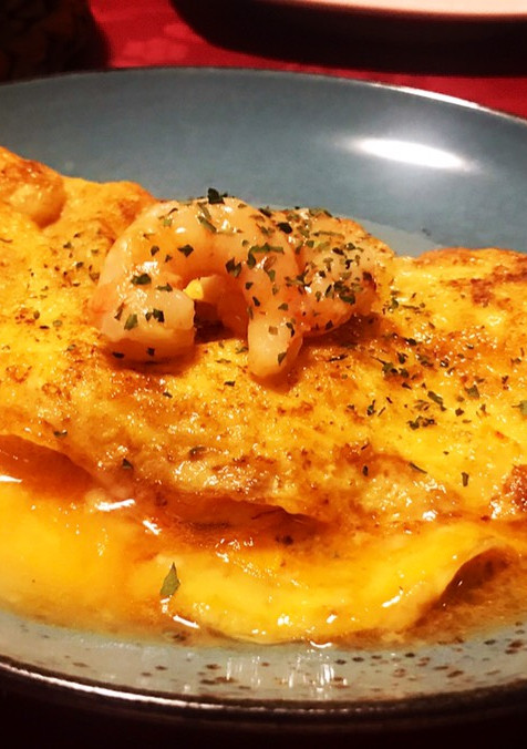 Una foto de Tortilla de gamba blanca al ajillo 🤩🤩