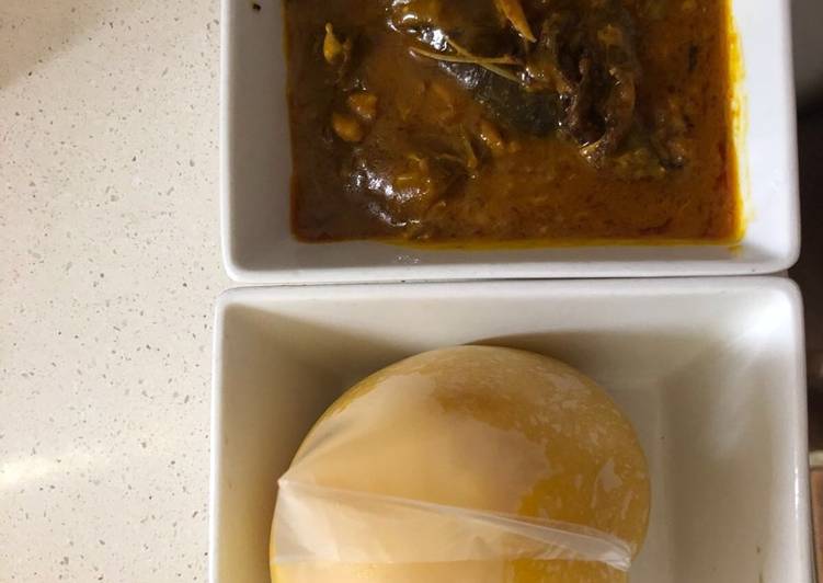 Steps to Make Homemade Ogbono soup and eba | This is Recipe So Great You Must Test Now !!