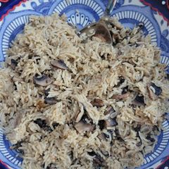 A picture of Mushrooms Rice.