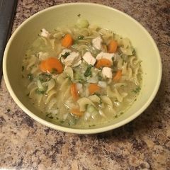 A picture of Get Well Chicken Noodle soup.