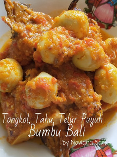 Foto resep Tongkol Tahu Telur Puyuh Bumbu Bali