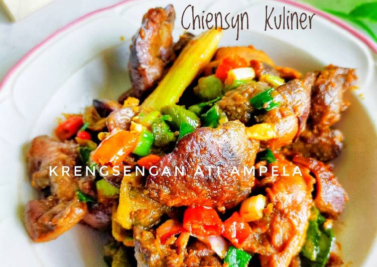 Resep Krengsengan ati ampela yang Bisa Manjain Lidah