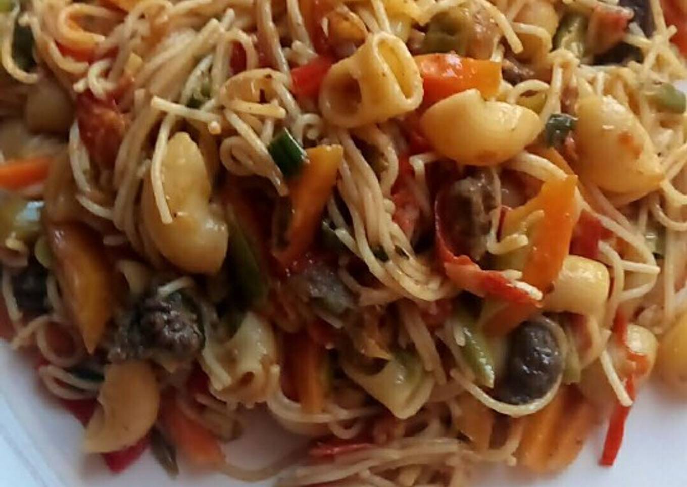 Spag and Macaroni special