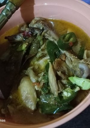 Foto resep Ayam kuah santan pedas