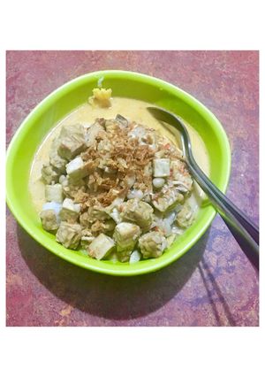 Foto resep Lontong lodeh tahu tempe