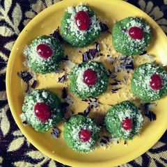 A picture of Coconut paan shots.
