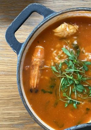 Foto de Arroz de Peixe e Camarão