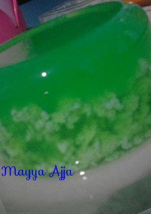 Foto resep Puding Lumut Tanpa Daun Pandan...ttep Enak