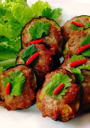 รูปของ มะเขือม่วงหน้าหมู
