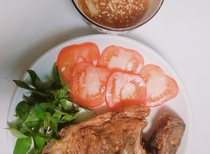 Hình của món Cá rô phi chiên giòn.