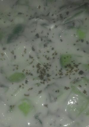 صورة لوصفة خيار مع زبادي