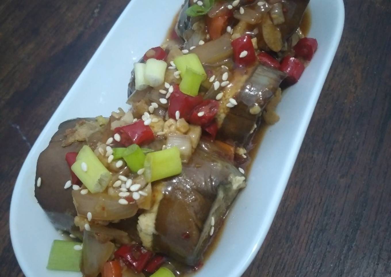 Resep 245. Terong Chinese sauce, Bikin Ngiler
