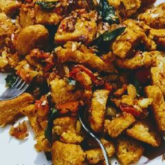 A picture of Bread Poha.
