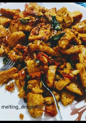 A picture of Bread Poha.