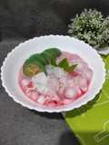 Es Pisang Ijo Khas Makasar