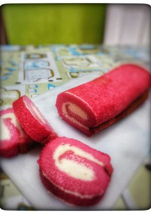 Foto resep Roll cake youghurt keto