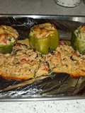 Ricotta Cheese and Spinach Stuffed Peppers
