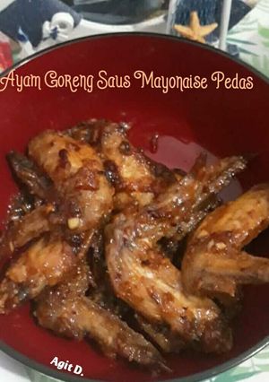 Foto resep Ayam Goreng Saus Mayonaise Pedas - Keto