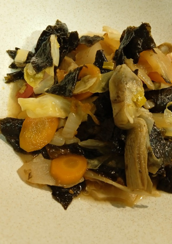 Una foto de Verduras pochadas estilo oriental 🥢