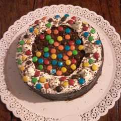 Una foto de Torta volcan de Chocolate