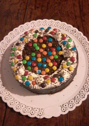 Una foto de Torta volcan de Chocolate