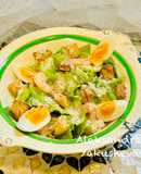Salad “Caesar” with shrimp 🦐
