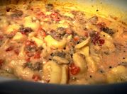 A picture of tomato pasta