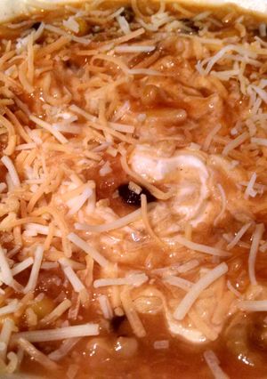 A picture of "Taco Night" Soup.