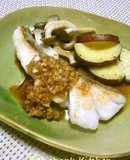Pan Fried Cod with Leek Sauce