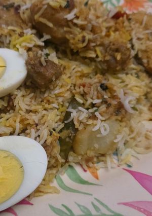 A picture of Easy chicken biryani.