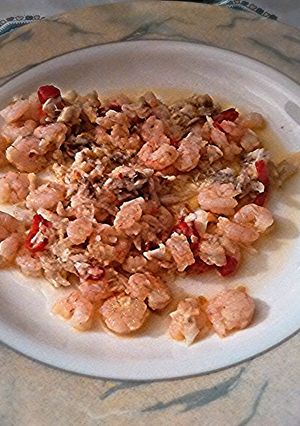 A picture of Spicy baby shrimp.