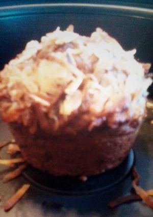 A picture of Chocolate Coconut Oatmeal Muffins.