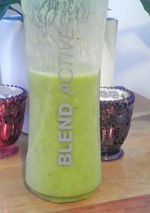 A picture of Fruity Green Juice.