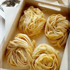 A picture of Homemade Pasta Fettuccine.