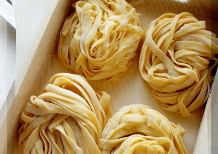 Recipe of Yummy Homemade Pasta Fettuccine