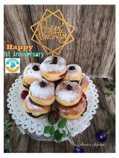 Foto resep Donat Bomboloni dengan Whipping Cream