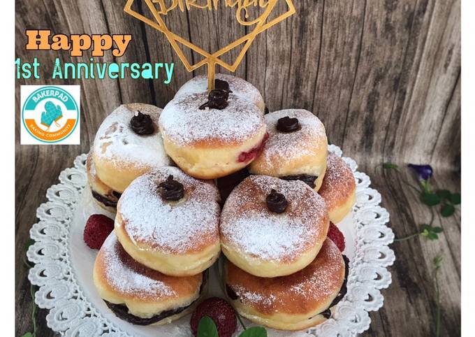 Resep Donat Bomboloni Dengan Whipping Cream Oleh Pratiwi Pramuharsih ...