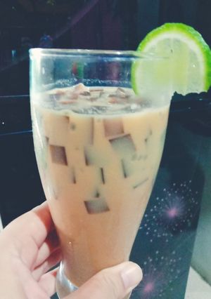 Foto resep Es kopi cincau