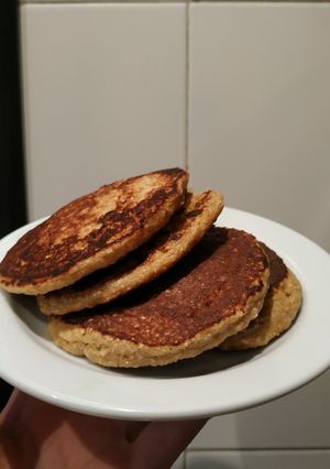 Una foto de Pancakes de Banana y Avena facilísimos!