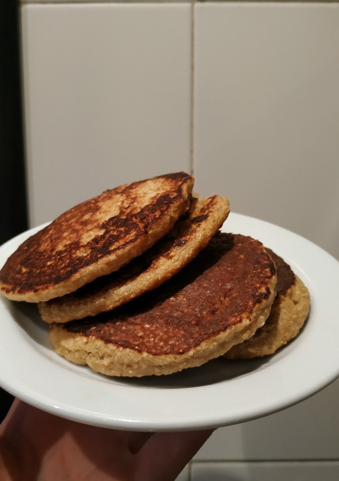 Una foto de Pancakes de Banana y Avena facilísimos!