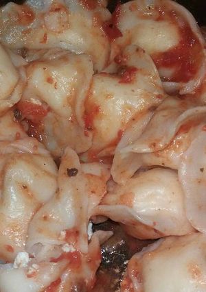 Una foto de Agnelotis ricota o pastas rellenas